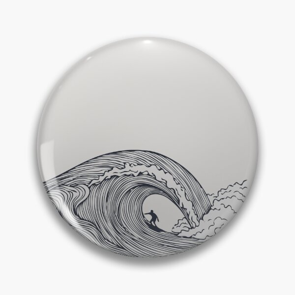 Item preview, Surfer Barrel Wave designed and sold by Gkinoki.