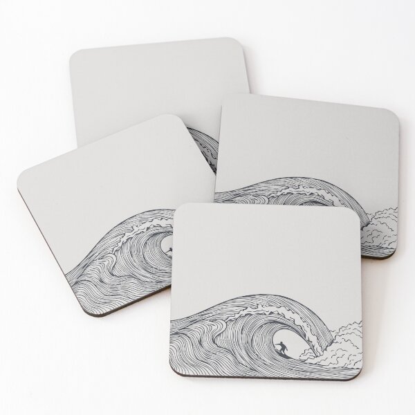 Item preview, Surfer Barrel Wave designed and sold by Gkinoki.