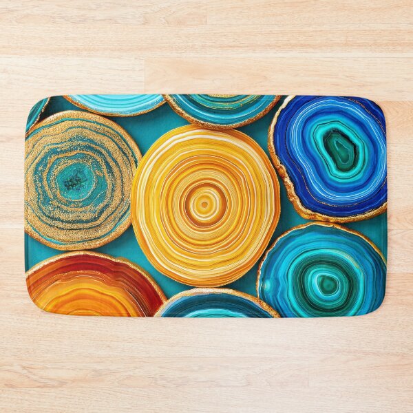 Item preview, Fantasy Geode-Style Vibrantly Colorful Abstract Designs Pattern designed and sold by DEC02.