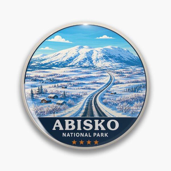 Item preview, Abisko National Park Sweden Northern Lights Mountain Landscape designed and sold by Gideon Emmerich.