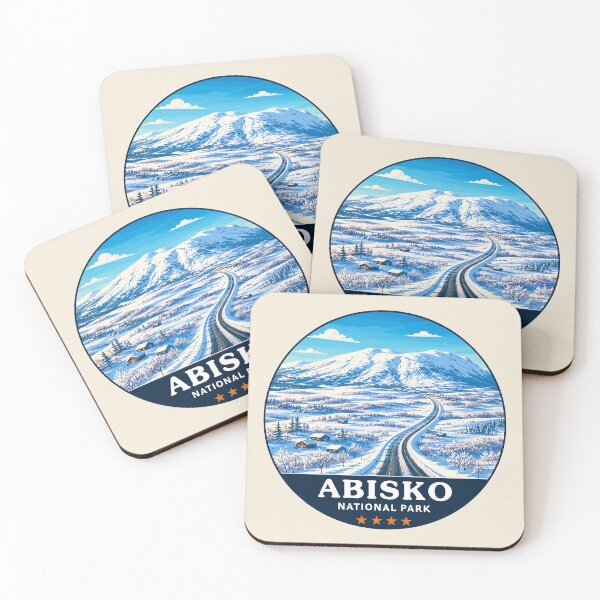 Item preview, Abisko National Park Sweden Northern Lights Mountain Landscape designed and sold by Gideon Emmerich.