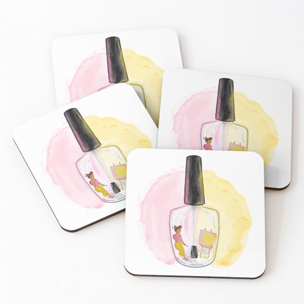 Item preview, Tiny Artist Living Inside a Nail Polish Bottle designed and sold by Clara Rennó.