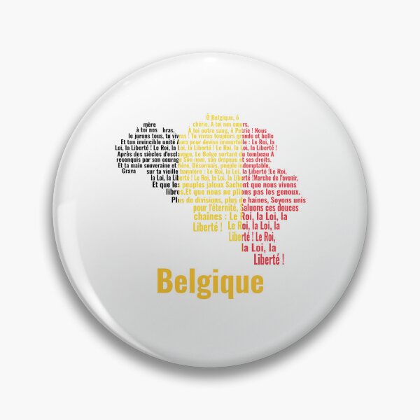 Item preview, Belgique (Anthem, Flag and Typographic Map) designed and sold by JR78.