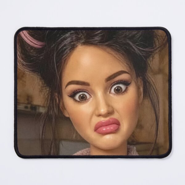 Item preview, Funny Shocked Doll Face Space Buns Disgusted Meme designed and sold by Devilians92.