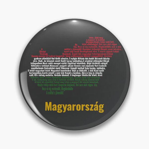Item preview, Magyarország (Anthem, Flag and Typographic Map) designed and sold by JR78.