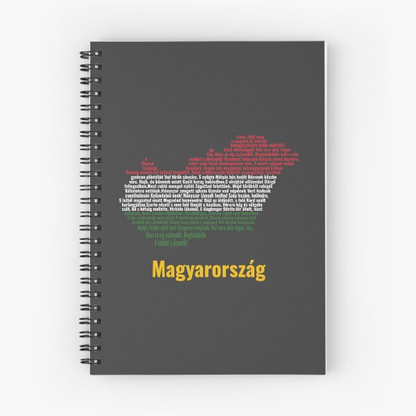 Item preview, Magyarország (Anthem, Flag and Typographic Map) designed and sold by JR78.