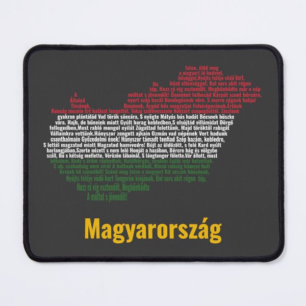 Item preview, Magyarország (Anthem, Flag and Typographic Map) designed and sold by JR78.