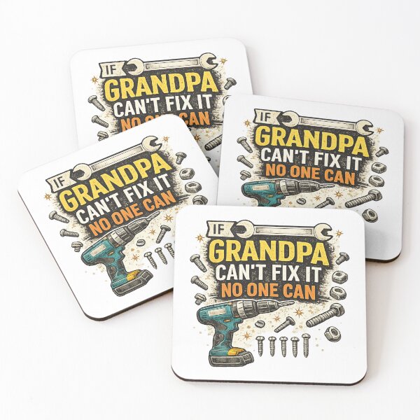 Item preview, If Grandpa Can't fix it No One Can father's day designed and sold by QuiteOrbit.
