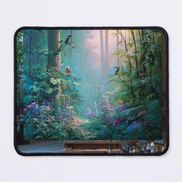 Item preview, Painting forest designed and sold by bubblyrainbow.