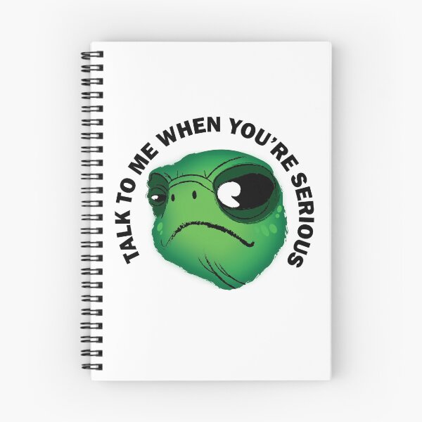 Item preview, "Talk to me when you're serious" grumpy turtle designed and sold by lof-designs.