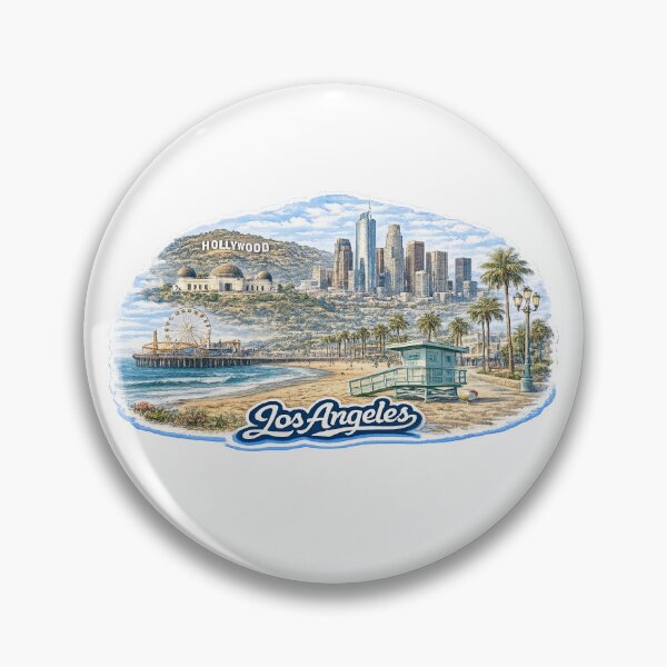 Item preview, Los Angeles Skyline designed and sold by GridiStudio.