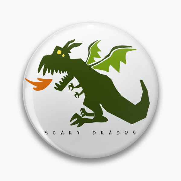 Item preview, A Scary Dragon, Crudely Drawn and Charming designed and sold by DMayArt.