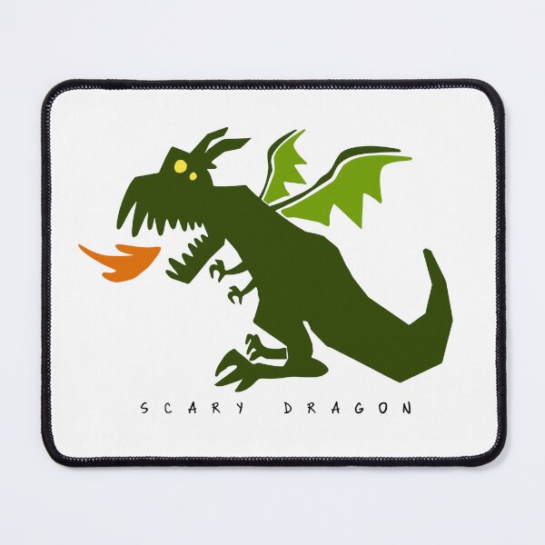 Item preview, A Scary Dragon, Crudely Drawn and Charming designed and sold by DMayArt.