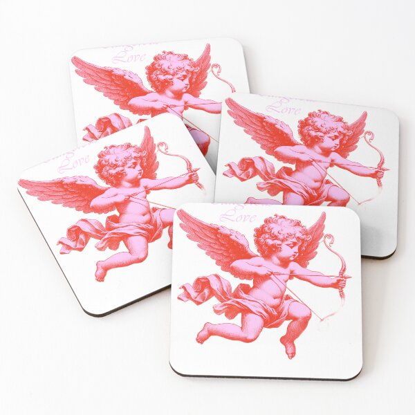 Item preview, Dangerous Love Pink Cupid Cherub Graphic designed and sold by Koussgh.