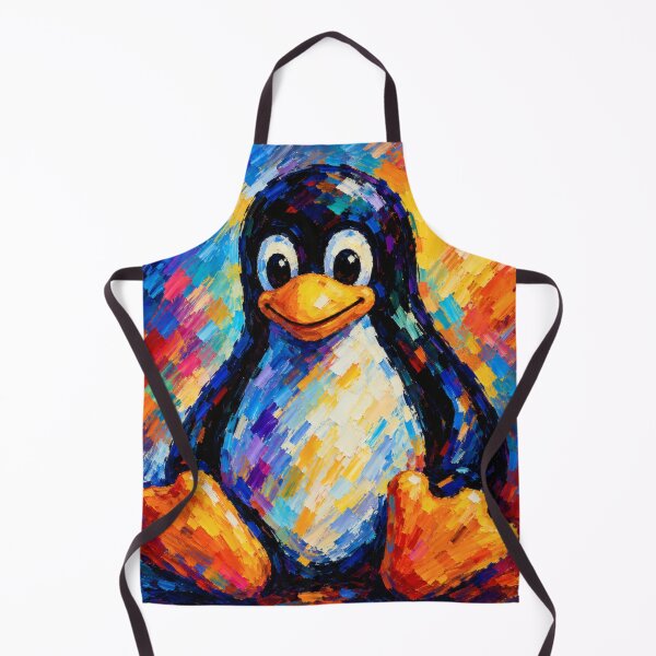 Item preview, Vibrant Tux Linux designed and sold by BrunoLinuxArt.