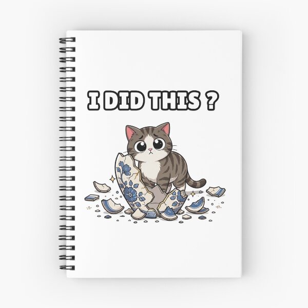 Item preview, Funny Cat Breaking Blue Porcelain Vase Kitten Meme designed and sold by BellabdO.
