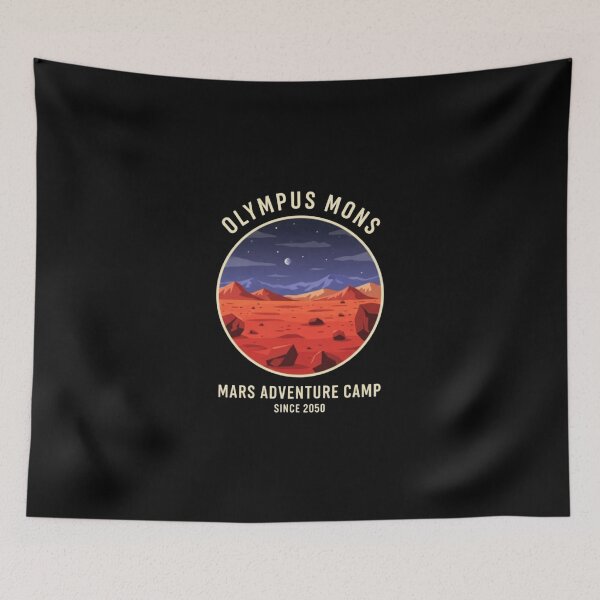 Item preview, Olympus Mons Mars Adventure Camp designed and sold by deborahfennell.
