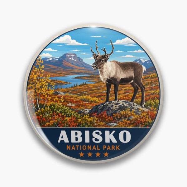 Item preview, Abisko National Park Sweden Northern Lights Mountain Landscape designed and sold by Gideon Emmerich.