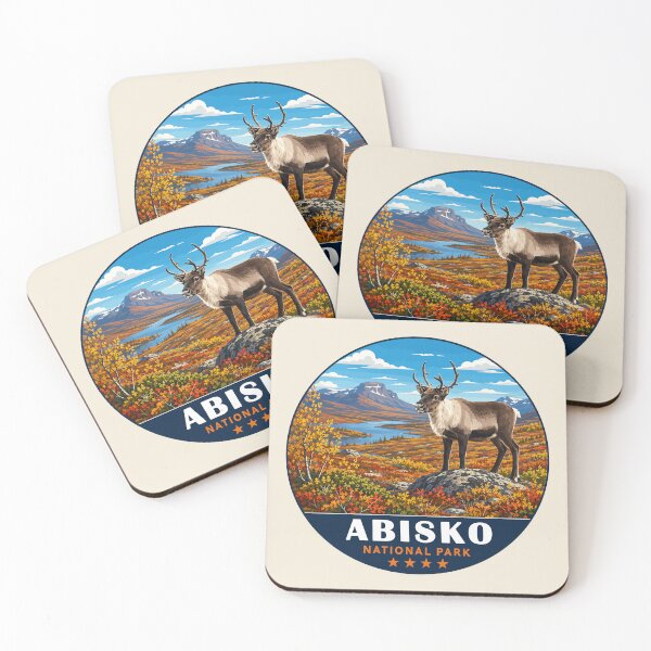 Item preview, Abisko National Park Sweden Northern Lights Mountain Landscape designed and sold by Gideon Emmerich.