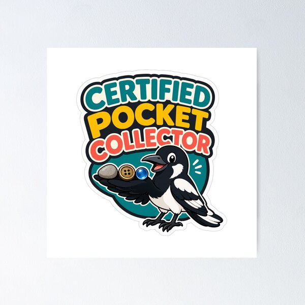 Item preview, Certified Pocket Collector Bird designed and sold by aihrgdesign.
