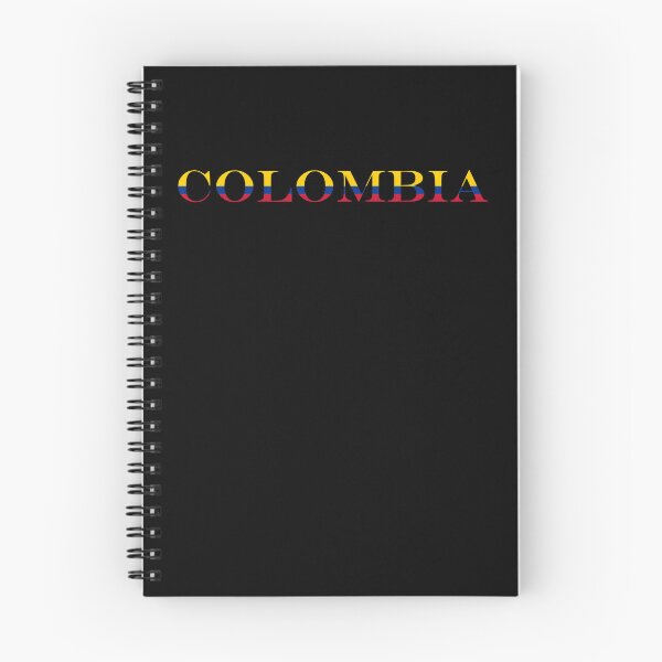 Aperçu de l'œuvre Drapeau typographique du nom du pays Colombie | Texte colombien à l'intérieur du drapeau créée et vendue par NTGUILTY.