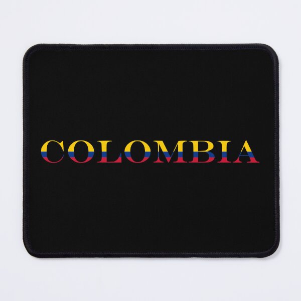Item preview, Colombia Country Name Typography Flag | Colombian Text Inside Flag Design designed and sold by NTGUILTY.
