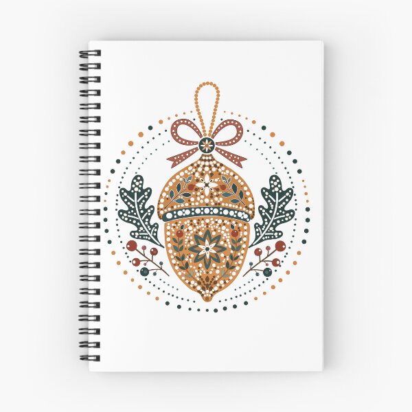 Item preview, Scandinavian Folk Art Acorn Christmas Ornament designed and sold by Lannanun.