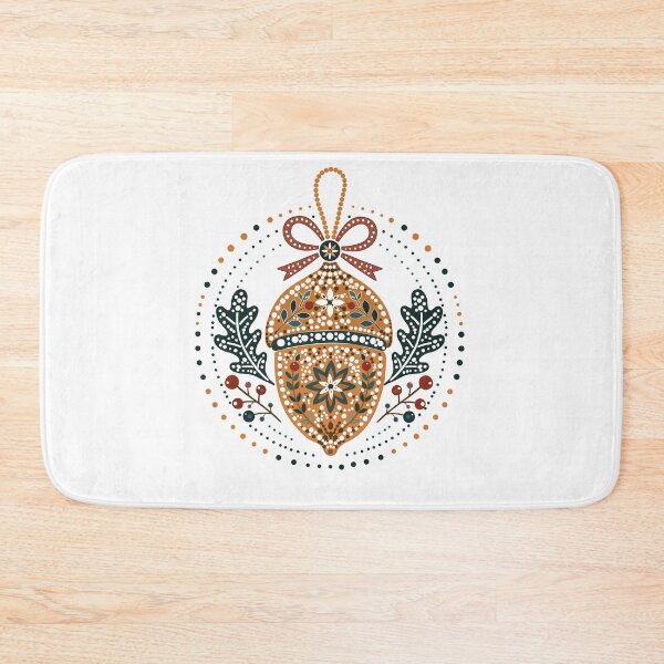 Item preview, Scandinavian Folk Art Acorn Christmas Ornament designed and sold by Lannanun.