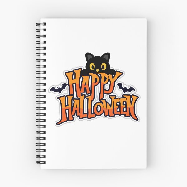 Item preview, Black Cat Happy Halloween designed and sold by AtTeeTime.