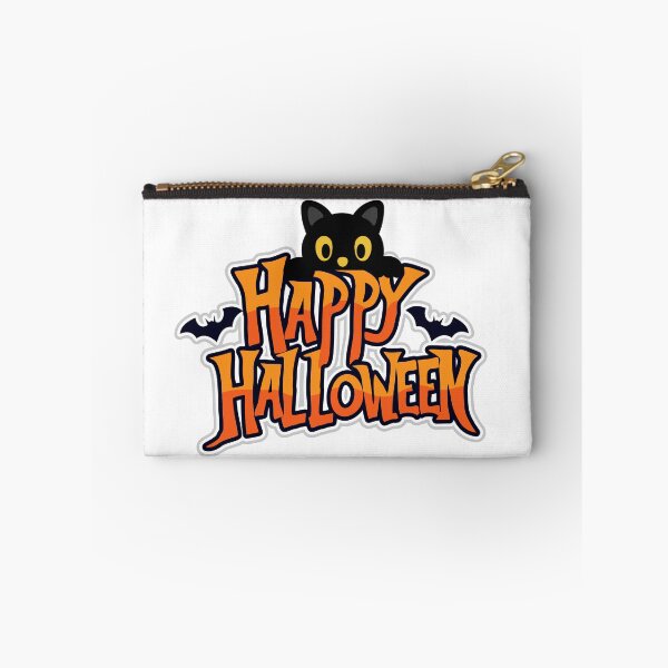 Item preview, Black Cat Happy Halloween designed and sold by AtTeeTime.