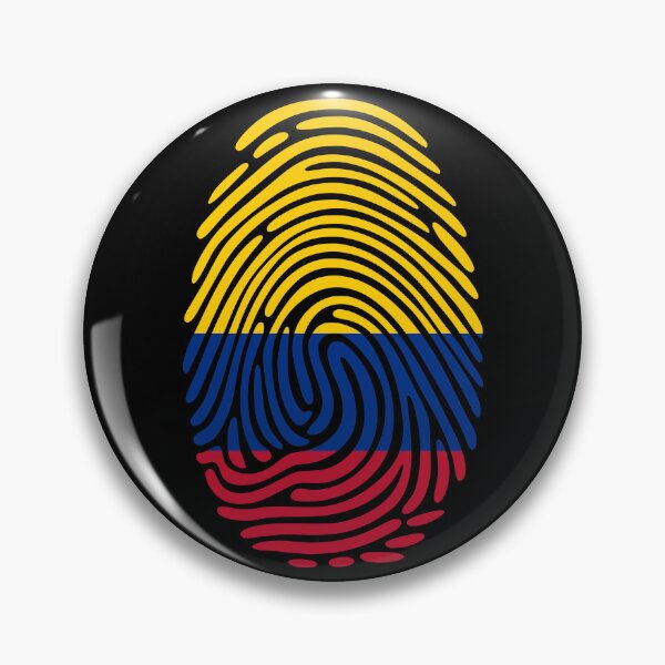 Item preview, Colombia Flag Fingerprint Identity | Colombian DNA Heritage Graphic designed and sold by NTGUILTY.