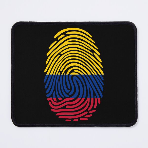 Item preview, Colombia Flag Fingerprint Identity | Colombian DNA Heritage Graphic designed and sold by NTGUILTY.