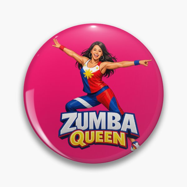 Item preview, Zumba Queen – Filipino Flag Dance Fitness  designed and sold by FlipFlopTeesCo.