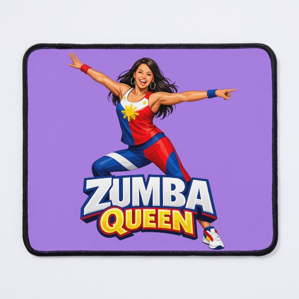 Item preview, Zumba Queen – Filipino Flag Dance Fitness designed and sold by FlipFlopTeesCo.