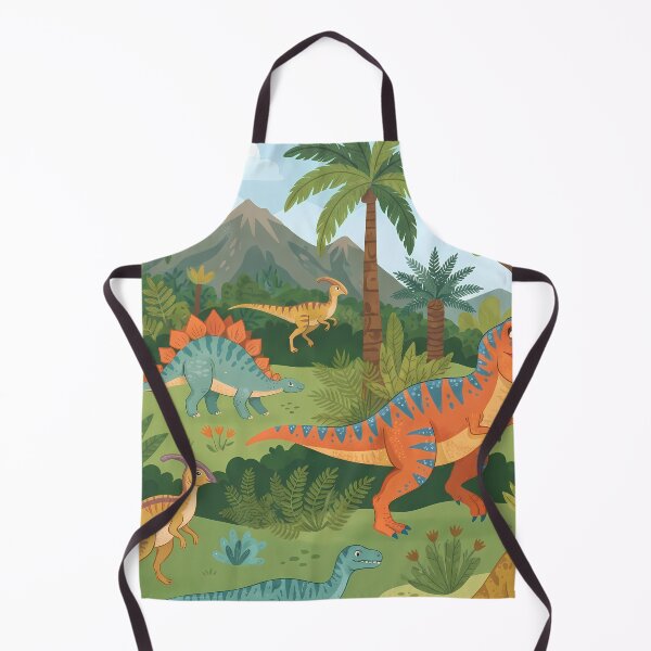 Item preview, Cool Rex Dinosaur World Jurassic Landscape Art designed and sold by ART ATTACK ZONE.