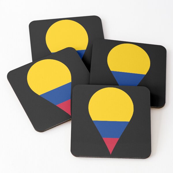 Item preview, Colombia Flag Location Pin Map Marker | Colombian Destination GPS Icon designed and sold by NTGUILTY.