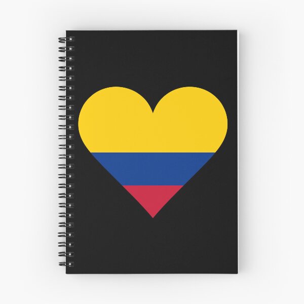 Aperçu de l'œuvre Drapeau colombien en forme de cœur | Symbole patriotique « J'aime la Colombie » créée et vendue par NTGUILTY.