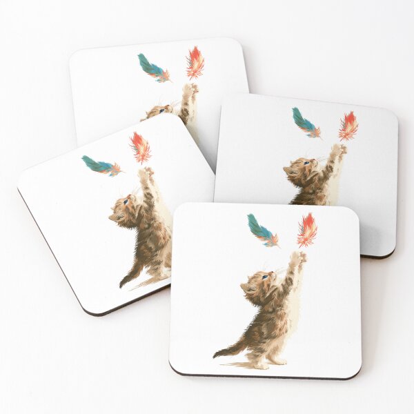 Item preview, Catching feathers designed and sold by bubblyrainbow.