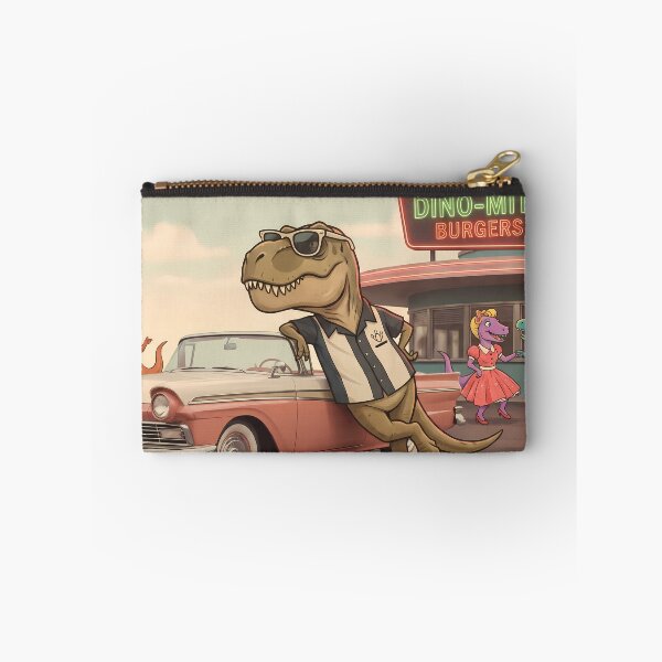 Item preview, Burger Rex Dinosaur World Jurassic Landscape Art designed and sold by ART ATTACK ZONE.