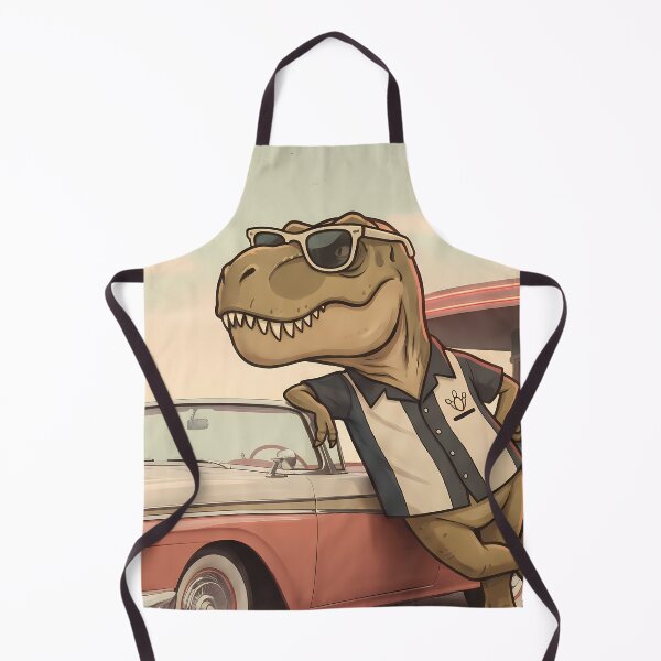 Item preview, Burger Rex Dinosaur World Jurassic Landscape Art designed and sold by ART ATTACK ZONE.
