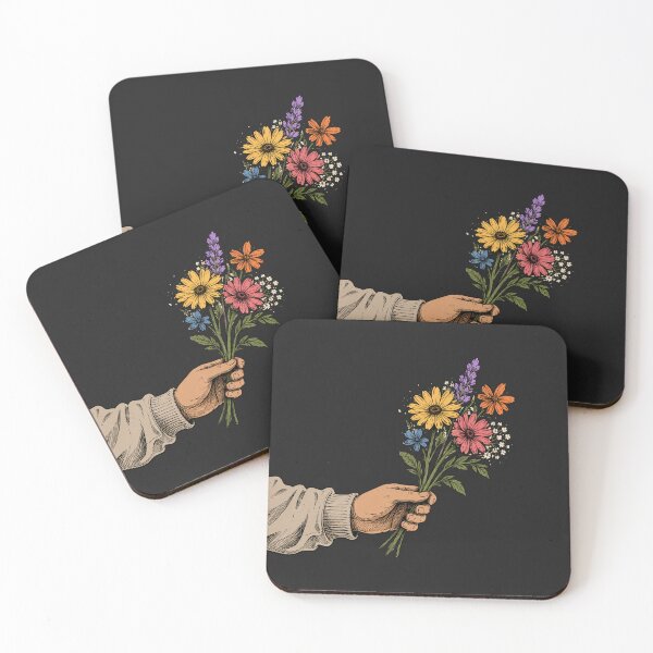 Item preview, Person holding a variety of flowers designed and sold by DivineSkies.