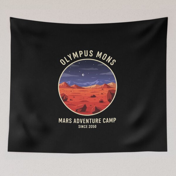 Item preview, Olympus Mons Mars Adventure Camp designed and sold by lisarowe47.