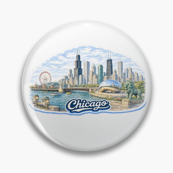 Item preview, Chicago Skyline designed and sold by GridiStudio.