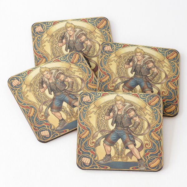 Item preview, Zell in the style of Alphonse Mucha designed and sold by Solace Sparkles.