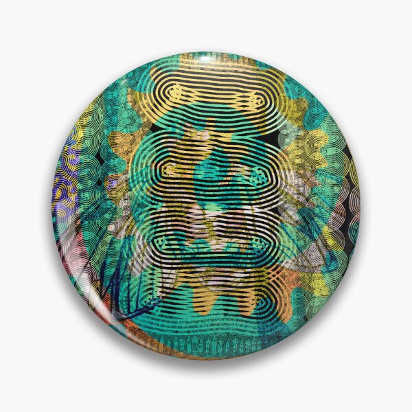 Item preview, Thumbprint cicada in a berry bush designed and sold by Static.Alien.