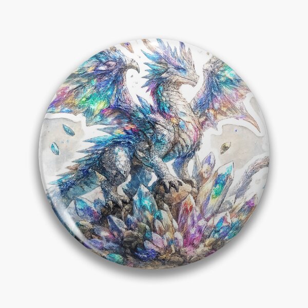 Item preview, Crystal Dragon Fantasy Sticker Art designed and sold by Smoimi.