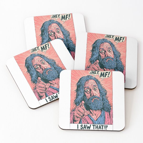 Item preview, Hey  MF!   I saw That Jesus  funny  artwork designed and sold by windmildesigner.