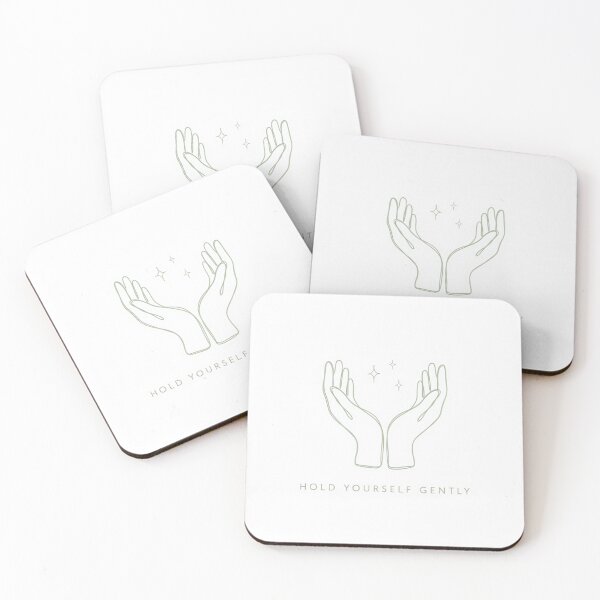 Item preview, Hold Yourself Gently – Minimalist Hands Line Art designed and sold by lyssalynnesmith.