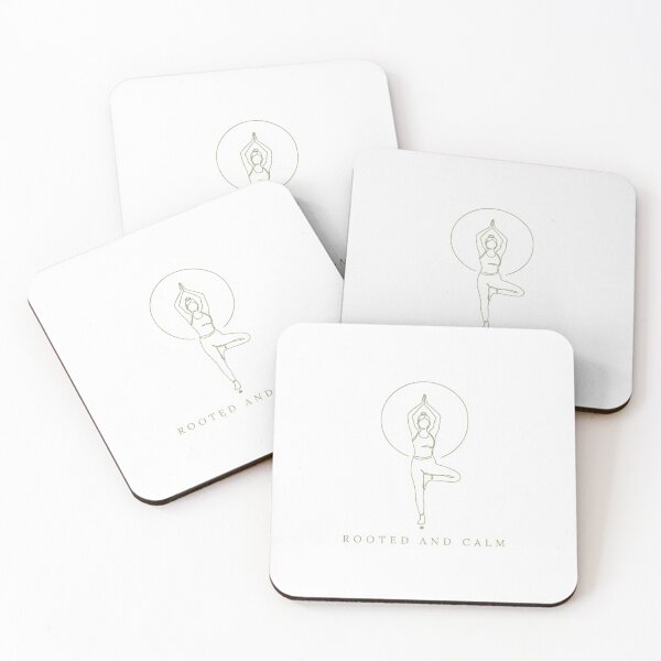 Item preview, Rooted and Calm - Yoga Tree Pose Line Art designed and sold by lyssalynnesmith.