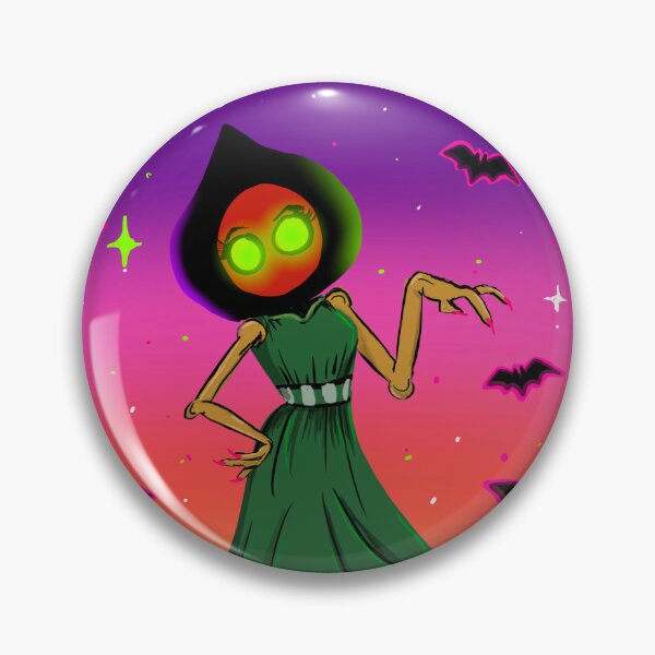 Item preview, Cute Flatwoods Monster | Neon Cryptid Girl | Original West Virginia Illustration designed and sold by Let There Be Art Studio.